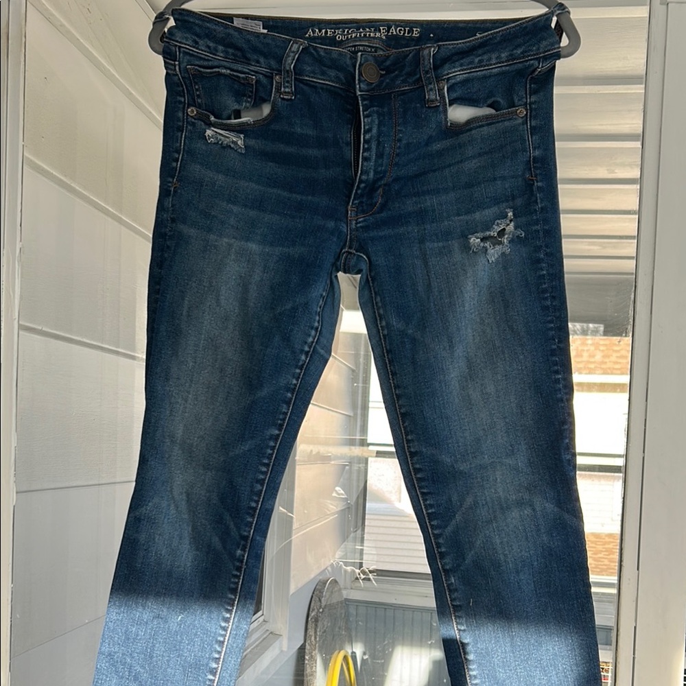 American Eagle Outfitters Women's Blue Jeans